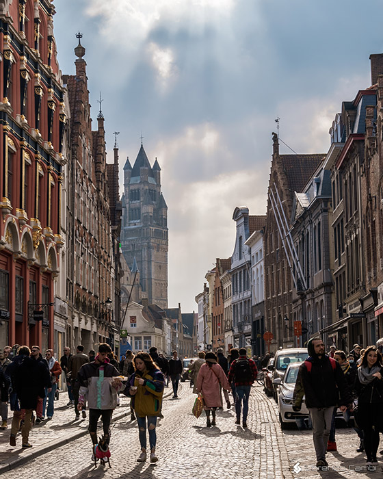 Bruges sky